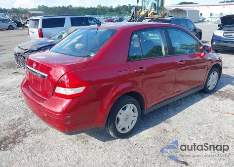 2011 Nissan Versa 1.8S из США, поврежденный, VIN 3N1BC1AP9BL454869